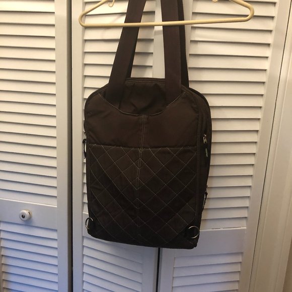 Columbia women vintage backpack in brown, converti main image 10